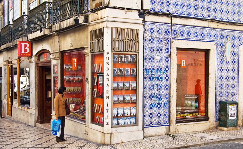Oldest bookstore in Portugal